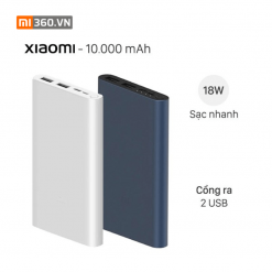 Pin dự phòng Xiaomi Redmi 10000mAh Hỗ Trợ Sạc Nhanh 18W