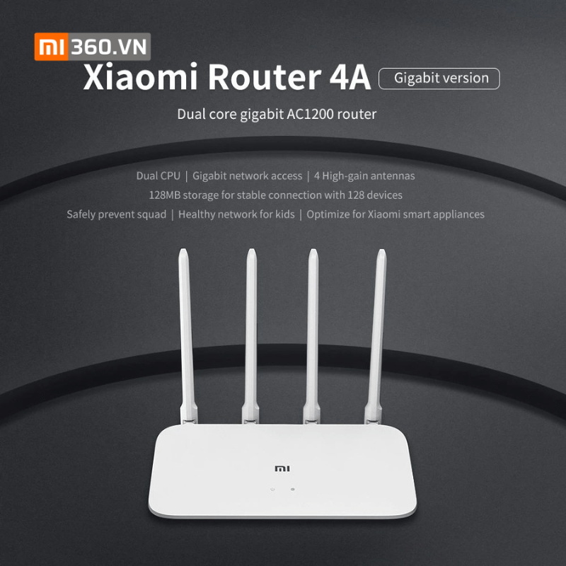 Bộ Phát Sóng Wifi Xiaomi Router 4A 1
